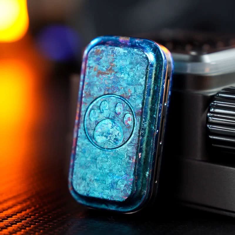 lridescent Titanium Alloy Tuning Fork Fidget Slider - MXEDC