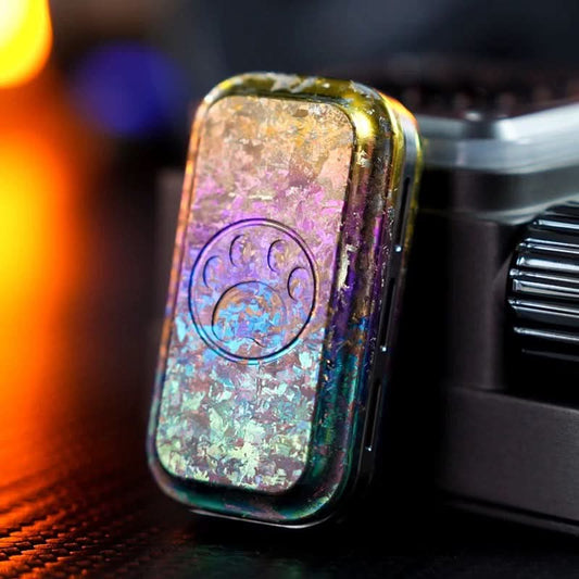 lridescent Titanium Alloy Tuning Fork Fidget Slider - MXEDC