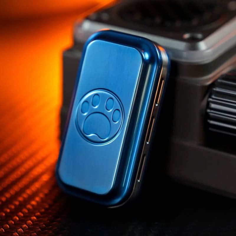 lridescent Titanium Alloy Tuning Fork Fidget Slider - MXEDC